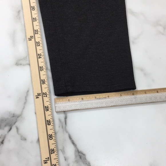 Chico's So Slimming Gray Ponte Peyton Pants Womens 1 Short Medium 8 - Picture 7 of 12